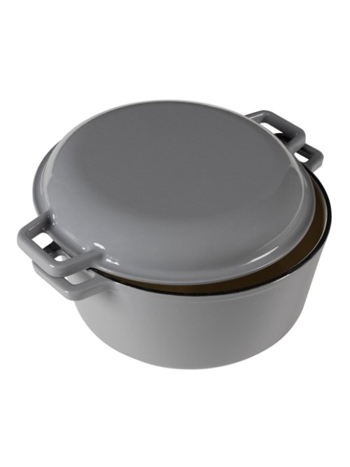 Набор посуды чугунный эмалированный Brazier-1 3,5 L, фото 7 из 48