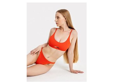 Купальник раздельный в красном оттенке