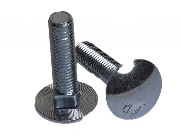 Болт мебельный М10х 50 оцинк. кл.пр. 5,8 DIN 603 (4шт) FixHaus