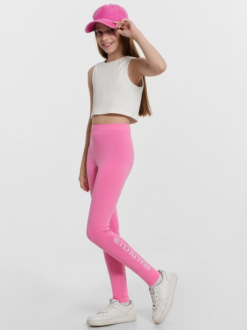 Легинсы для девочек розовые, фото 1 из 6