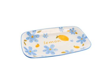 Блюдо керамическое Лимоны, 30.5х20 см, арт. 7012306409