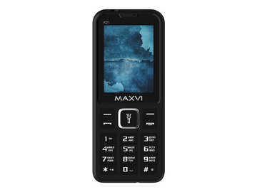Кнопочный телефон Maxvi K21 (черный)