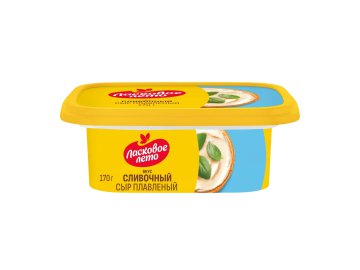 Сыр плавленый Ласковое лето вкус сливочный 40% 170 г