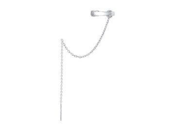 Серьга одиночная BIRYUZA, серебро 925 проба 7 Карат