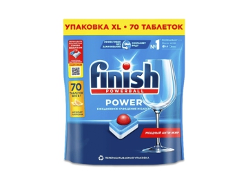 Ср-во бесфосфатное для мыт пос в посудом машин Finish AIO Лимон 70 табл