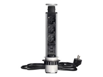 Блок розеточный Orno OR-AE-1349-AL 1,8 м