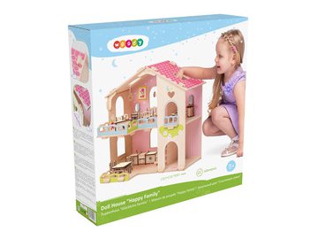 Кукольный домик Woody Счастливая семья 02277