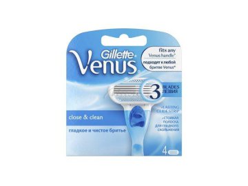 Кассеты для станков GILLETTE Venus, 4 шт Мила