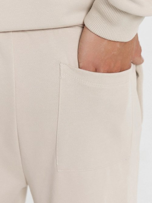 Комплект мужской (худи, брюки) в холодном бежевом цвете, фото 11 из 11