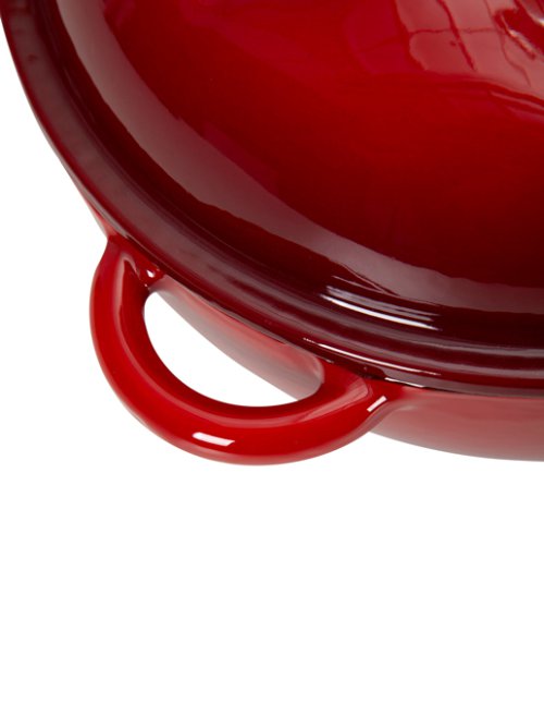 Кокот чугунный эмалированный красный Apple red, 2.1 л., фото 11 из 12