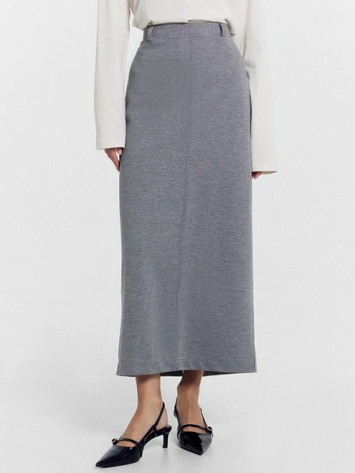 Юбка женская миди серая, фото 2 из 5