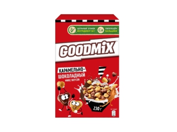 Готовый завтрак GOODMIX Карамельно-шоколадный 230 г
