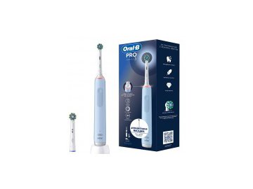 Зубная щетка электрическая braun 8700216586627 pro 3/d505.513.3 (голуб) 3772 + насадка eb50rx procrossaction 1шт Электросила