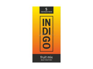 Презервативы INDIGO Fruit mix №5 фруктовый микс
