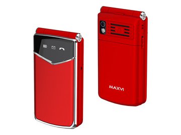 Мобильный телефон Maxvi E11 (красный) на акции в магазинах 5 элемент