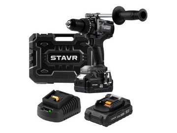 Ударная дрель-шуруповерт STAVR SHD 18BLHD-2K