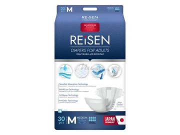 Подгузники для взрослых REISEN, размер M, 30 шт Мила