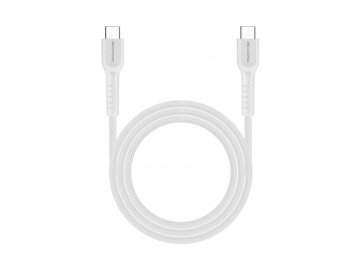 Кабель type-c - type-c atomic flexstick stream+ 30329 (type-c-type-c, 150 см, белый) в Молодечно Электросила