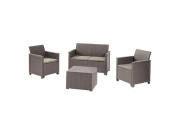 Набор садовой мебели Keter Elodie 2 seater 254091 (капучино)