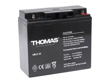 Аккумулятор для ИБП Thomas GB 12-20 Ah на акции в магазинах 5 элемент