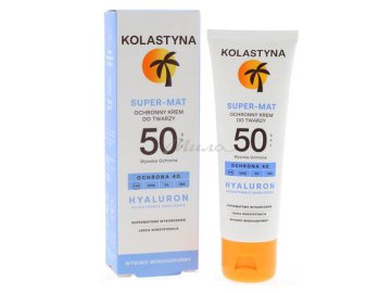 Крем для лица KOLASTYNA SUPER-MAT солнцезащитный SPF 50, 50 мл
