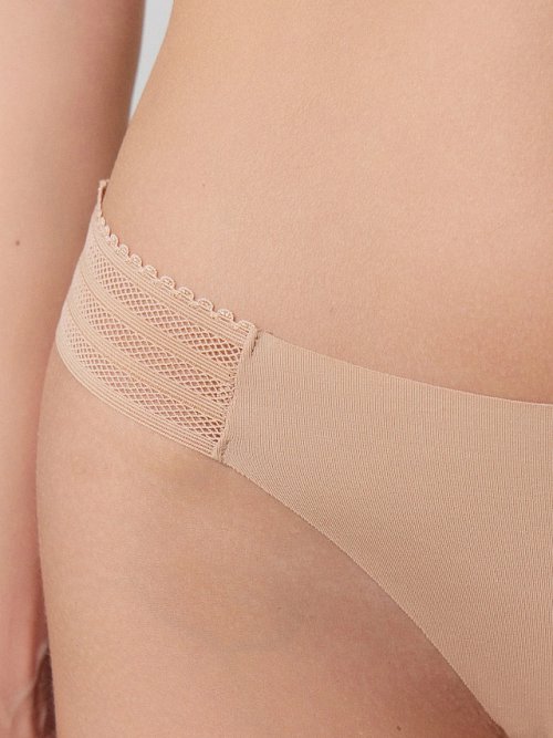 Трусы слипы женские бежевые, фото 6 из 24