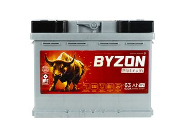 Автомобильный аккумулятор BYZON 63 Ah Platinum R+ BYZ630P