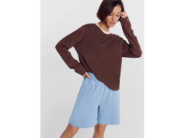 Шорты женские в пыльно-голубом цвете