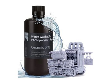 Фотополимерная смола Elegoo Water Washable 50.103.0117 (керамический серый)