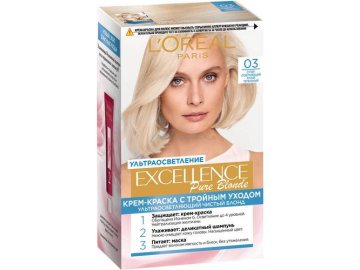 Крем-краска для волос L'OREAL Excellence Pure Blonde, 190 мл