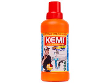 Гранулы для прочистки засоров труб KEMI, 500 гр