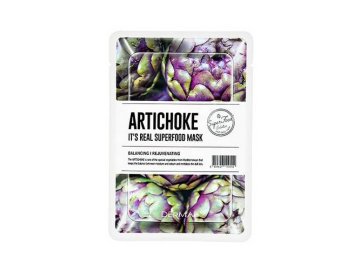 Маска для лица DERMAL It’s Real Superfood c артишоком, 25 г