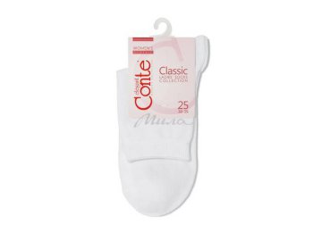Носки жен.хлопковые Conte 061 белый р.25 арт.15С-15СП
