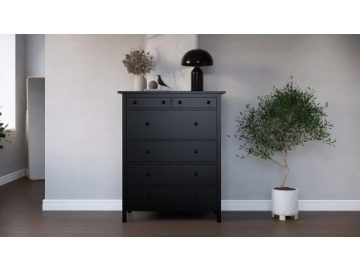 Комод 6 ящиков Terek, цвет Черный
