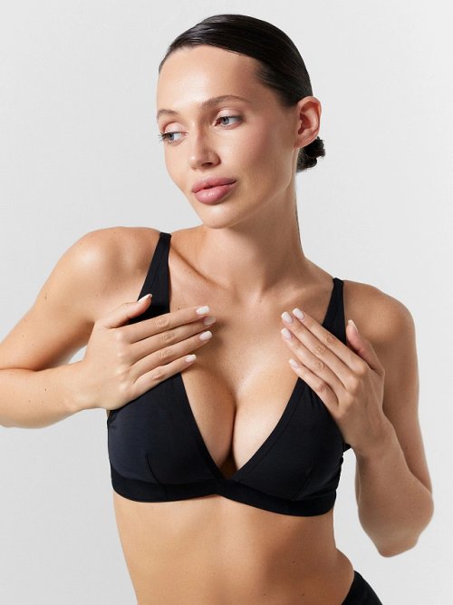 Бюстгальтер женский в черном цвете, фото 2 из 30