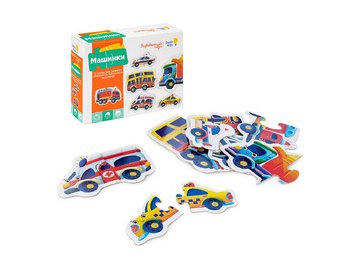 Пазл Genio Kids Машинки RI1807CA