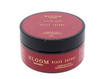 Парфюмированный скраб для тела Black cherry BLOOM Cosmetics, 250 г