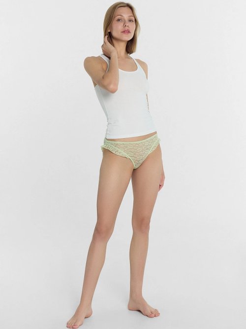 Трусы женские слипы светло-зеленые, фото 3 из 15