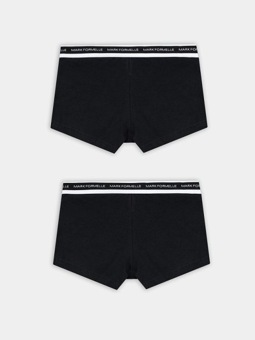 Мужские трусы-боксеры мультипак (2 шт.) в черном цвете, фото 9 из 30