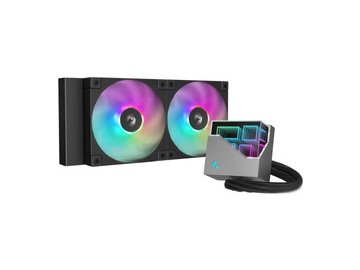 Жидкостное охлаждение для процессора DeepCool LT240 BK ARGB R-LT240-BKAMNC-G-1