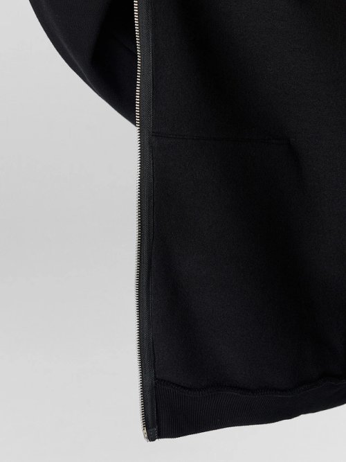 Толстовка мужская черная на молнии, фото 6 из 8