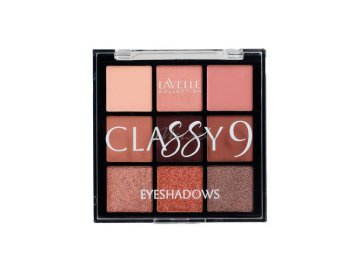 Мила акции Мозырь - Тени для век LAVELLE Collection Classy 9, тон 01 Brown Charm