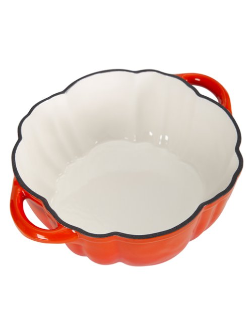 Кокот чугунный эмалированный Pumpkin 3 л, фото 10 из 15