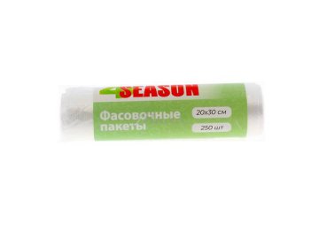 Акции Милы Каменец Только в сети «Мила» - Пакеты фасовочные 4SEASON прозрачные, 20х30 см, 250 шт