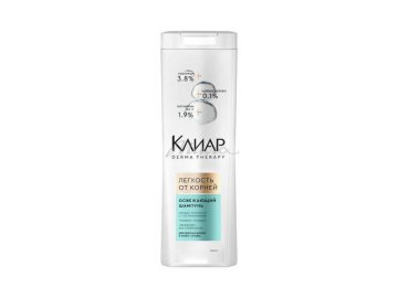 Шампунь КЛИАР DERMA THERAPY Легкость от корней освежающий, 380 мл