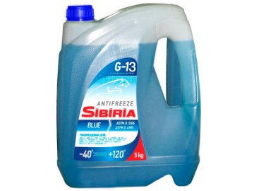 Антифриз SIBIRIA ОЖ-40 синий, 5 кг на акции в магазинах Ома