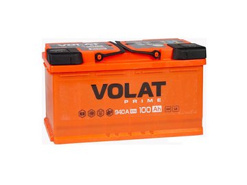 Автомобильный аккумулятор VOLAT Prime 100 Ah 940A R+