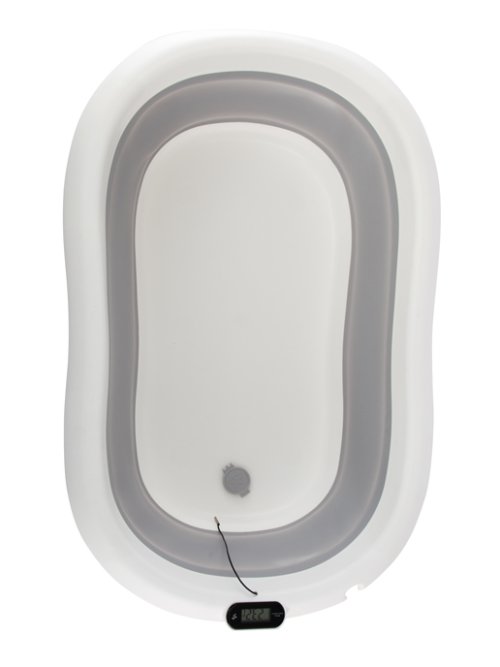 Ванночка детская складная с термометром для воды Baby Care, фото 18 из 57
