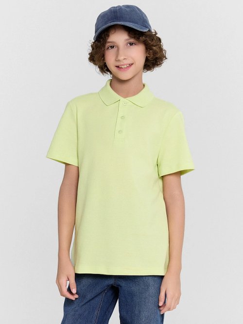 Поло для мальчиков желтое, фото 1 из 5