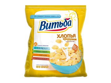 Хлопья кукурузные Витьба Золотистые 330 г